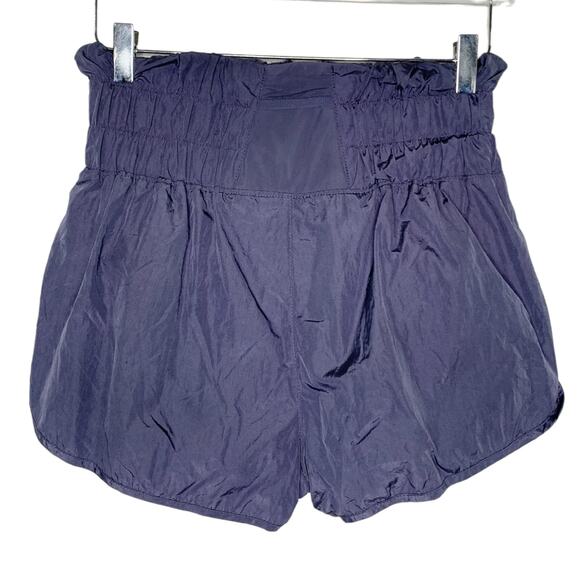 Free People M FP Movement Way Home Short High Waist Deep Sea Blue - Picture 3 of 11